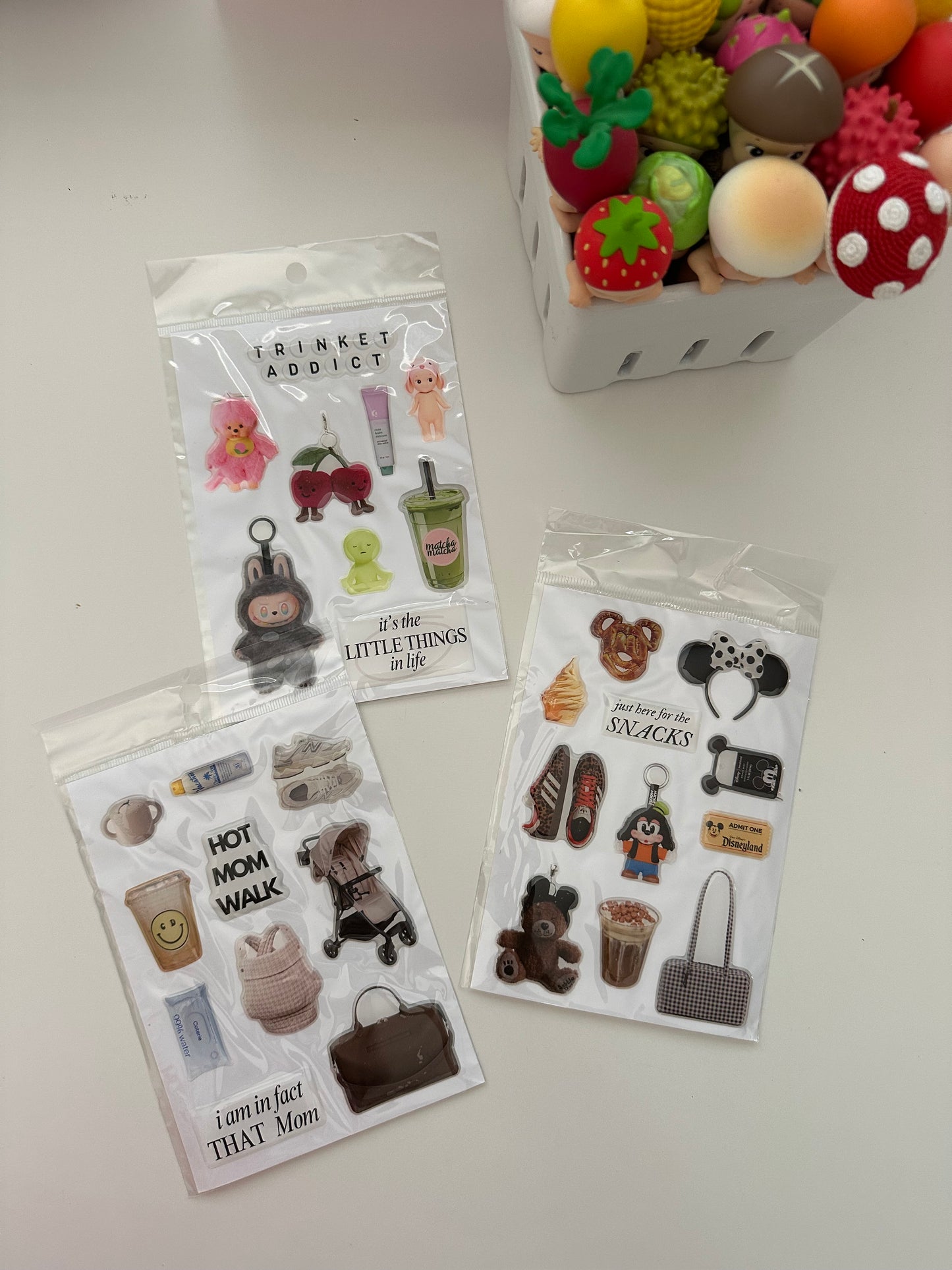 3D resin Sticker Sheets