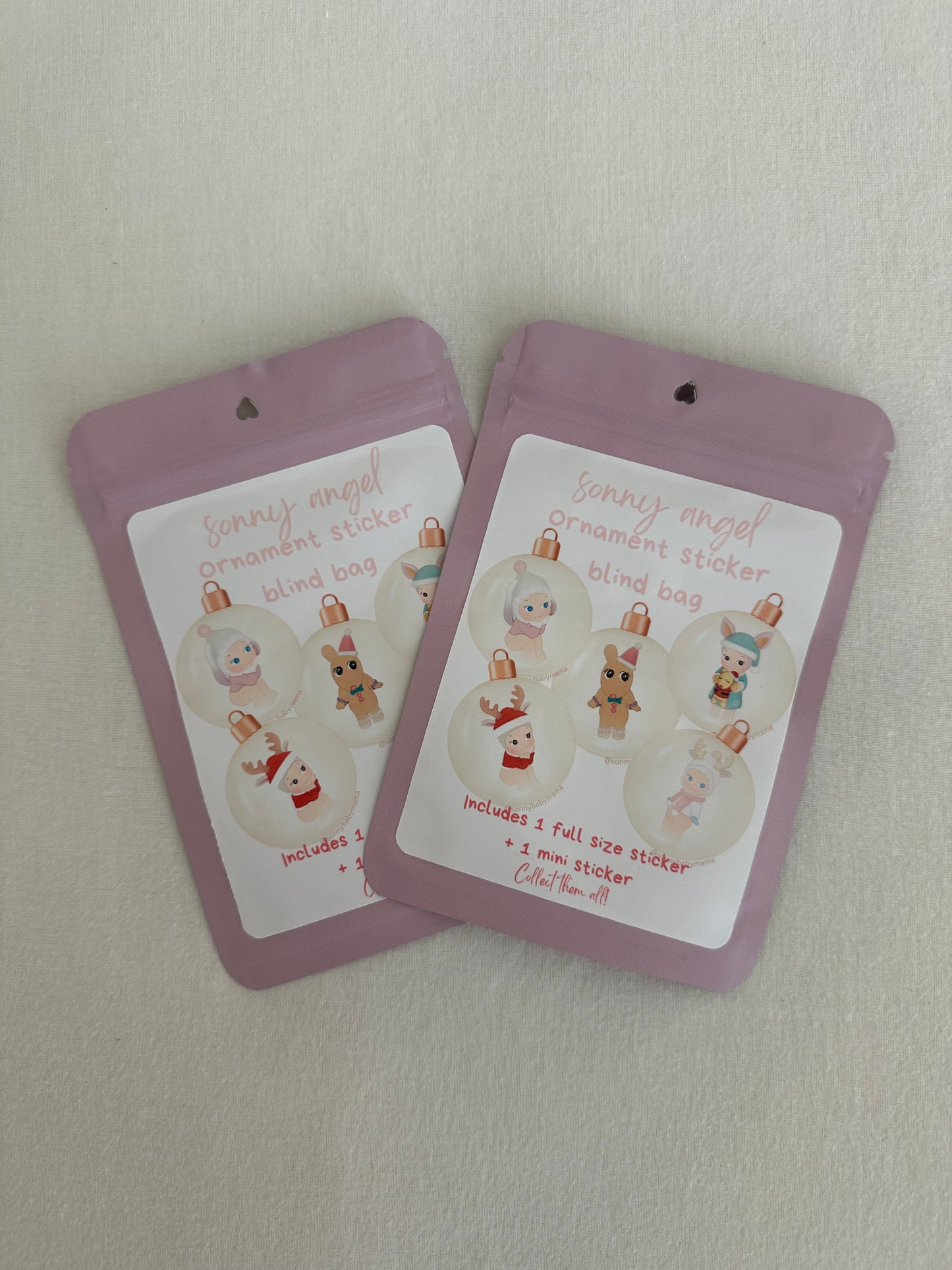 Holiday Ornament Sticker Pack