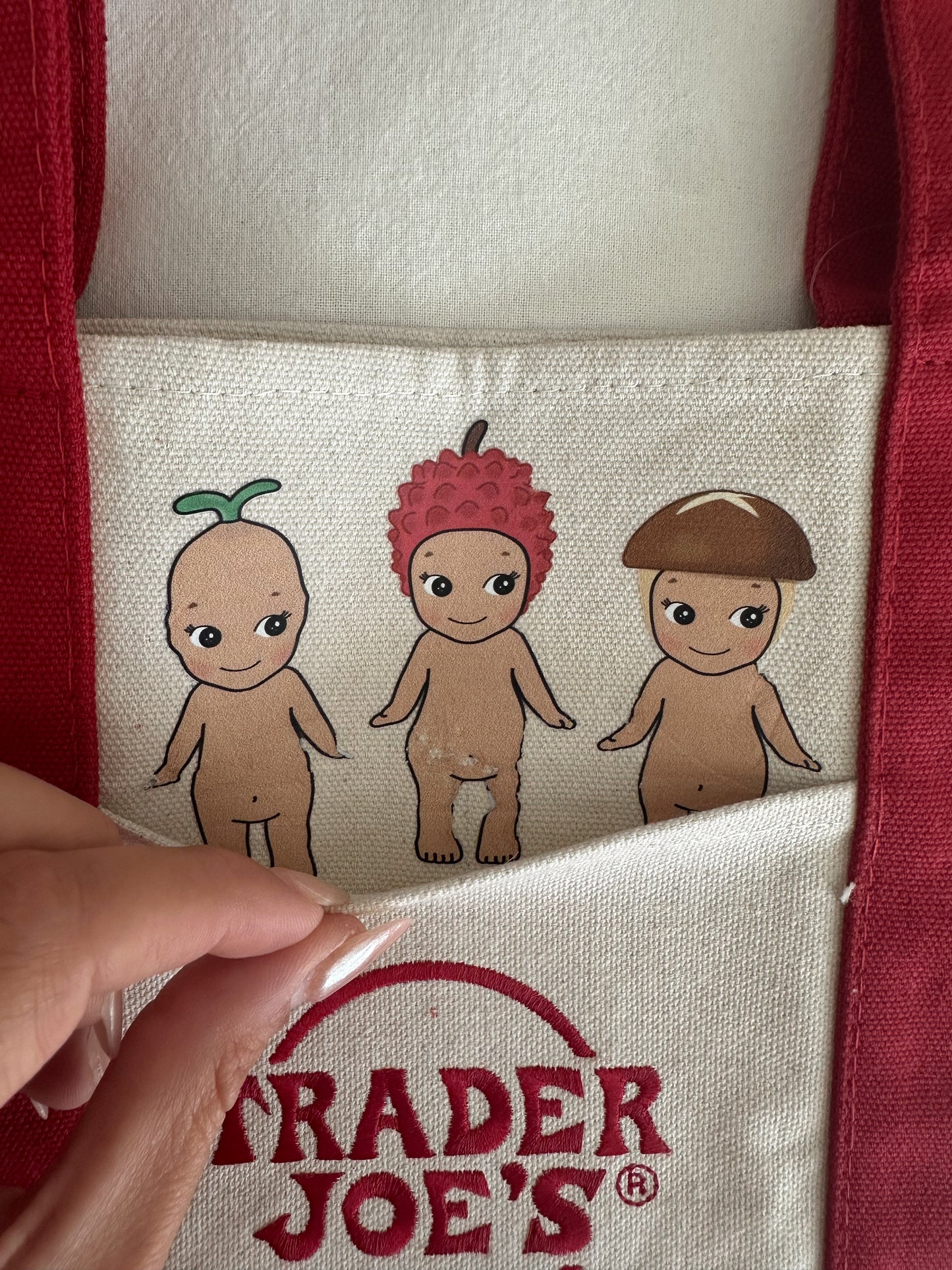 Limited Edition Trader Joe’s x Sonny Angel tote