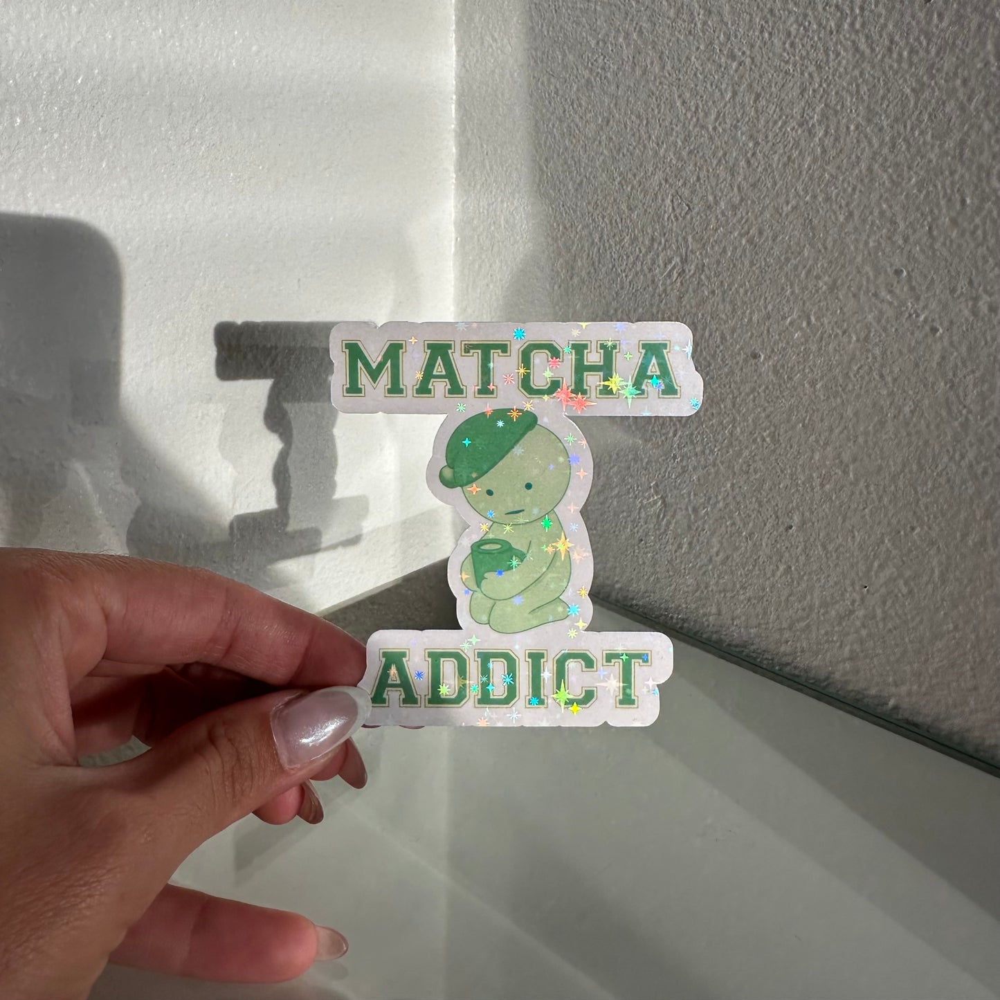 Matcha Addict Sticker