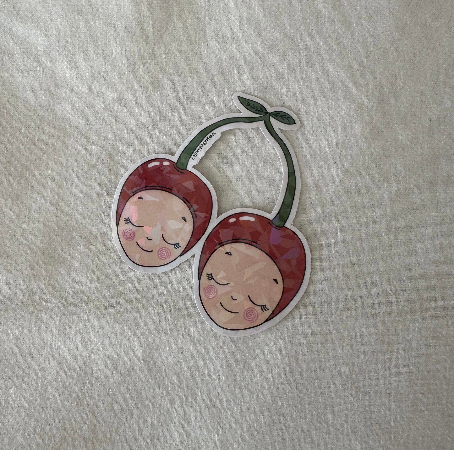 kewpie Cherries Sticker