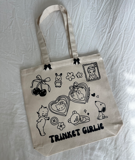 Trinket Girlie Full Size Tote PRE-ORDER