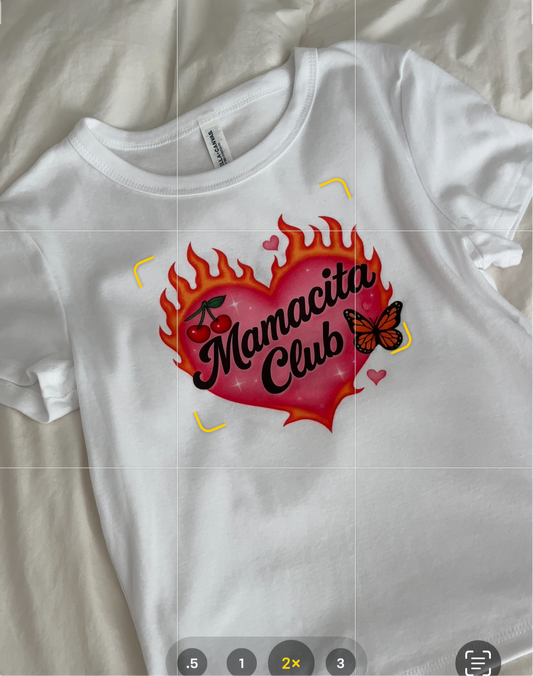 Mamacita club baby tee