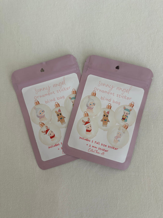 Holiday Ornament Sticker Pack