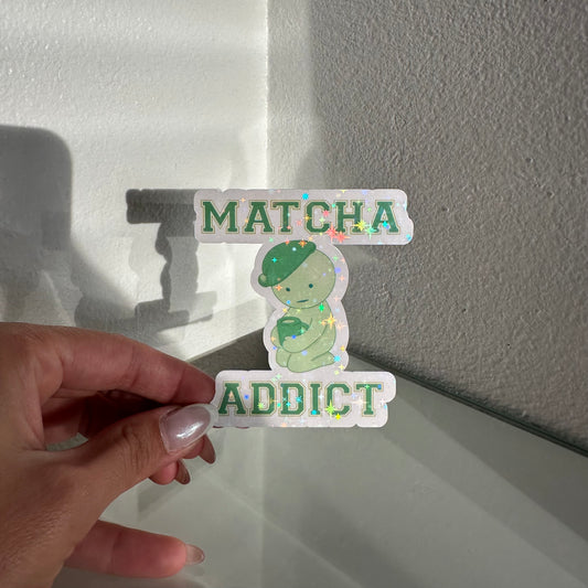 Matcha Addict Sticker