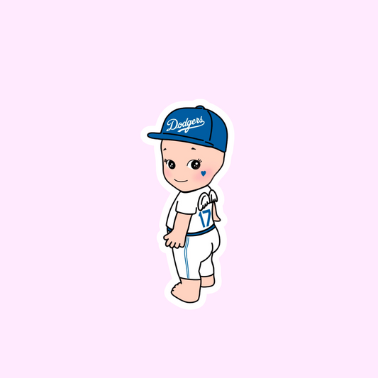 Dodgers cherub sticker