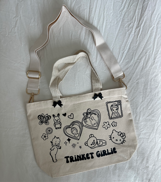 Trinket Girlie CrossBody Tote PRE-ORDER