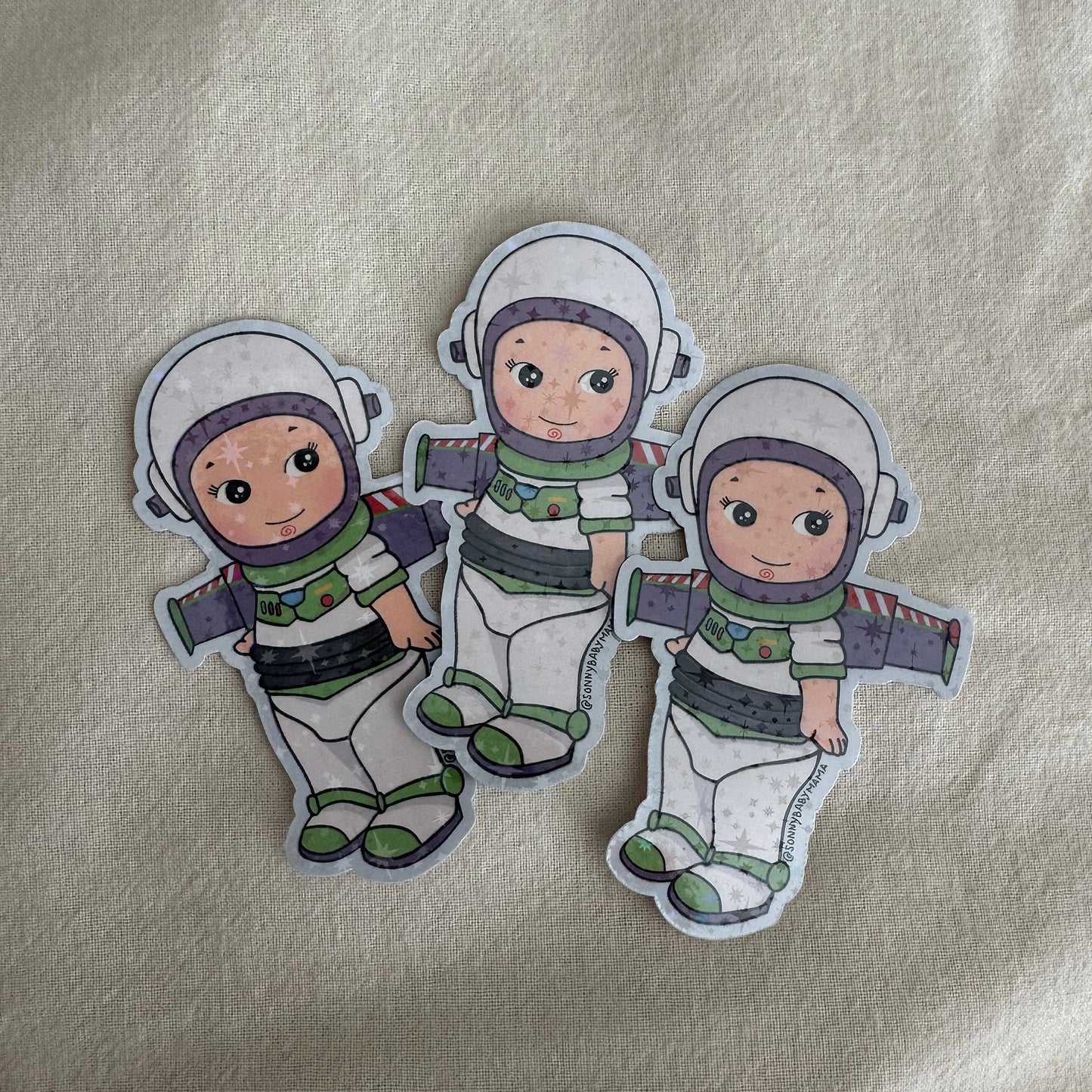Buzz light year cherub sticker