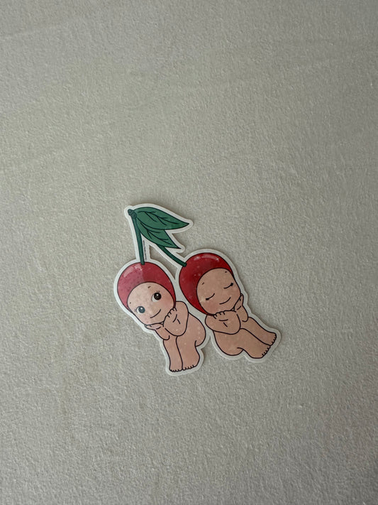 Cherry Cherub Sticker
