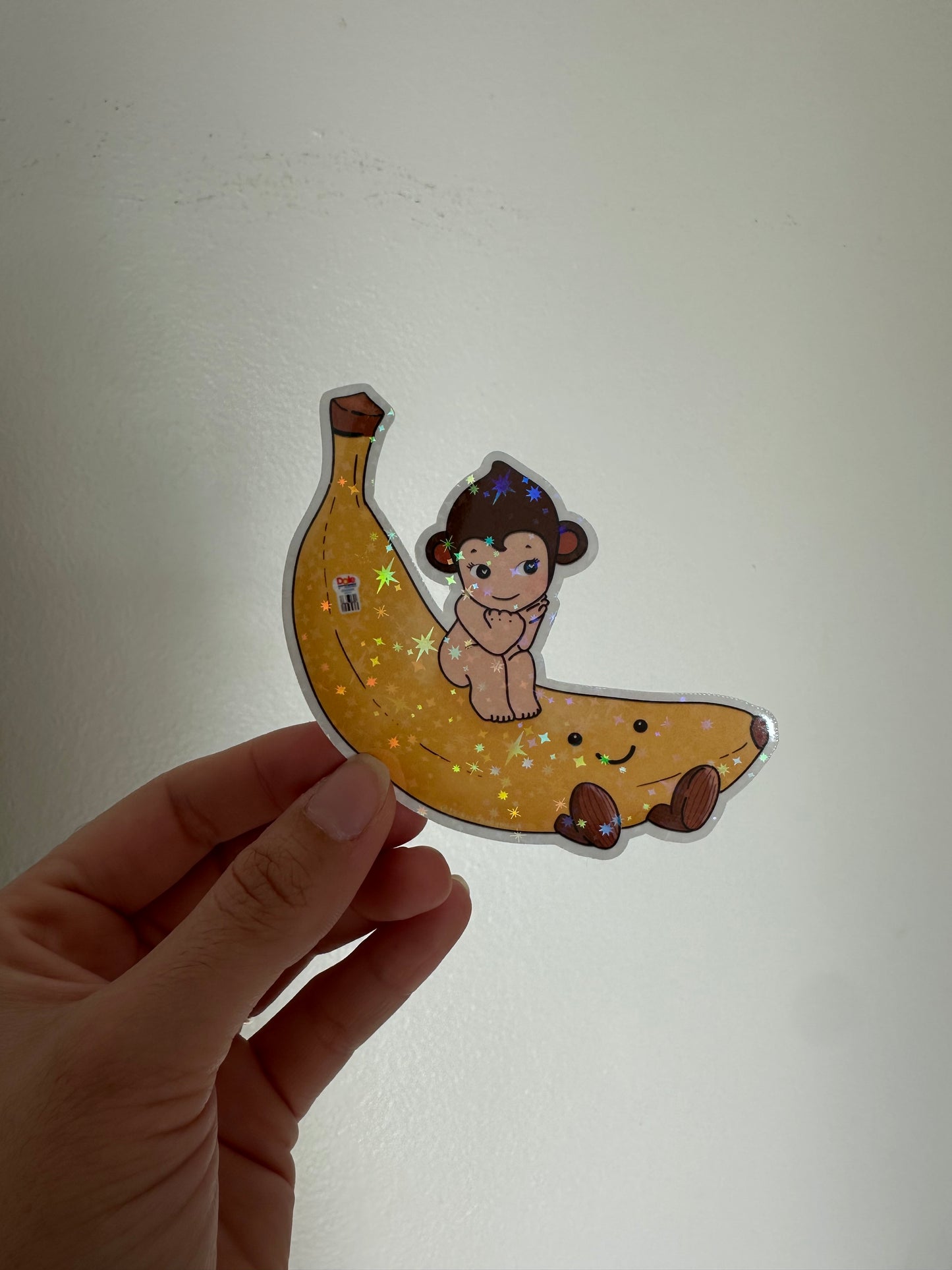 Banana Monkey Sticker