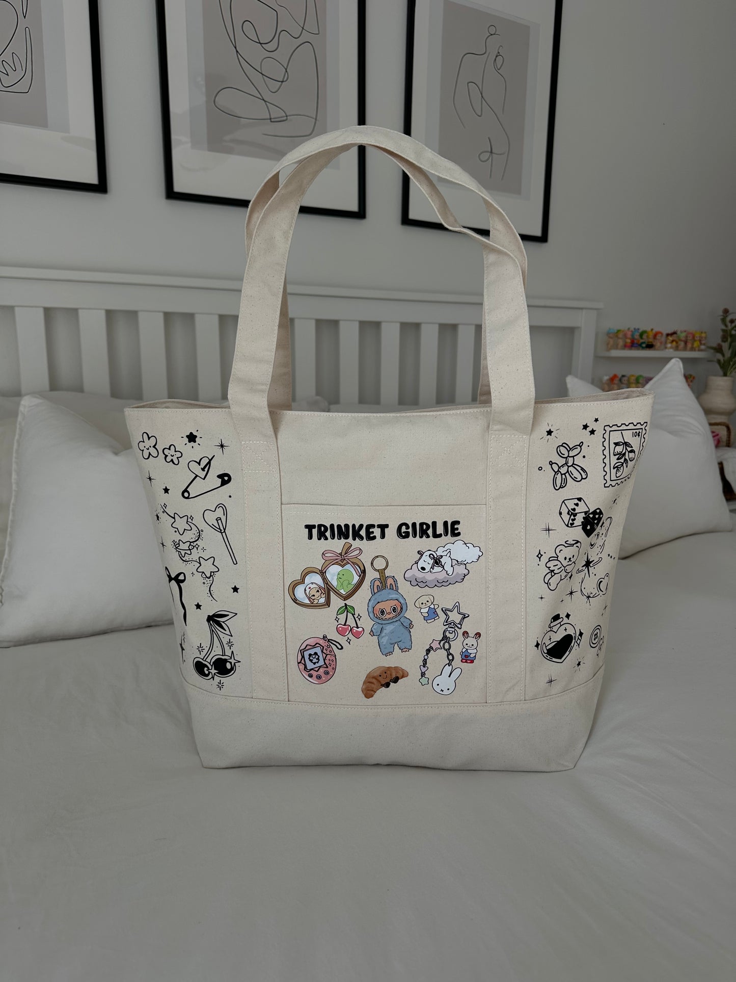 Trinket Girlie Weekender Tote