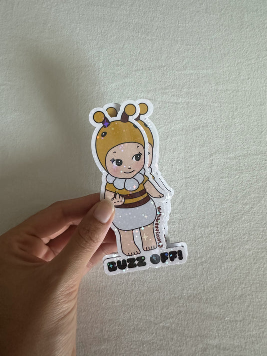 Sonny Angel Bee “buzz off!” Sticker
