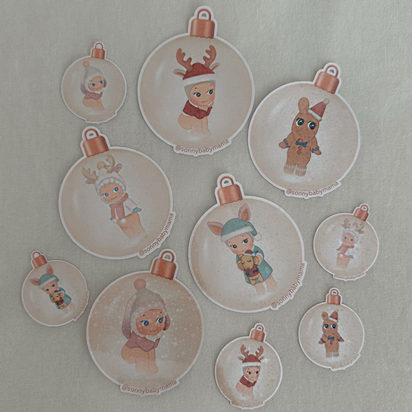 Holiday Ornament Sticker Pack