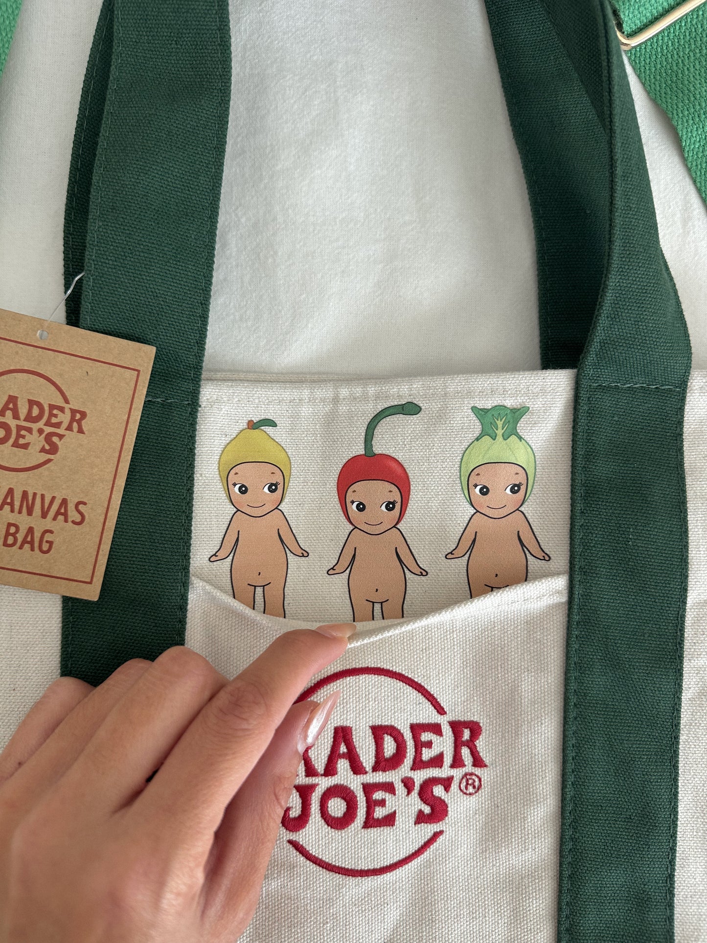Limited Edition Trader Joe’s x Sonny Angel totes