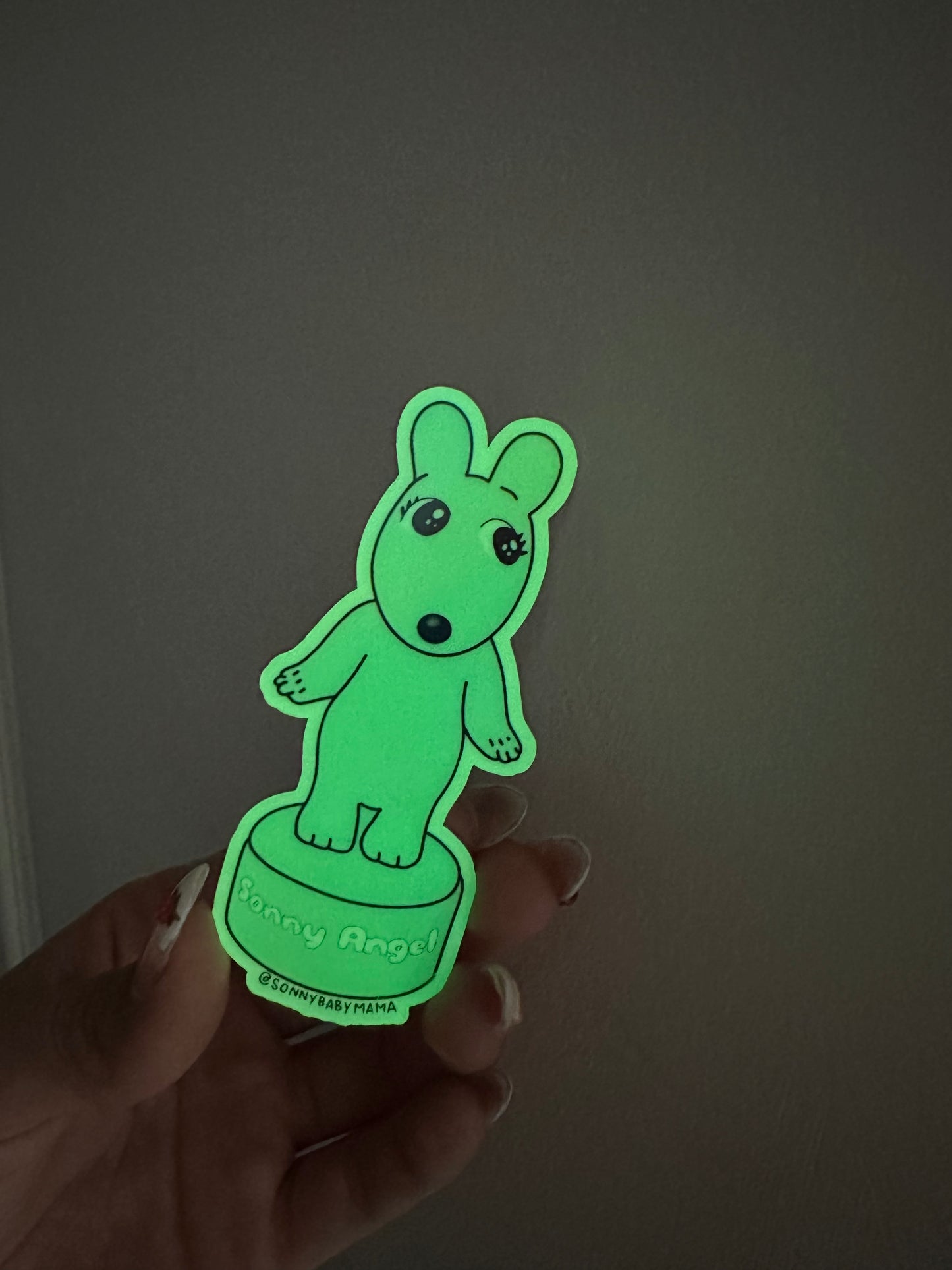 Glow in the Dark Robert sticker