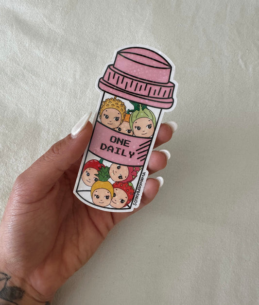 Cherubs Pill Bottle Sticker