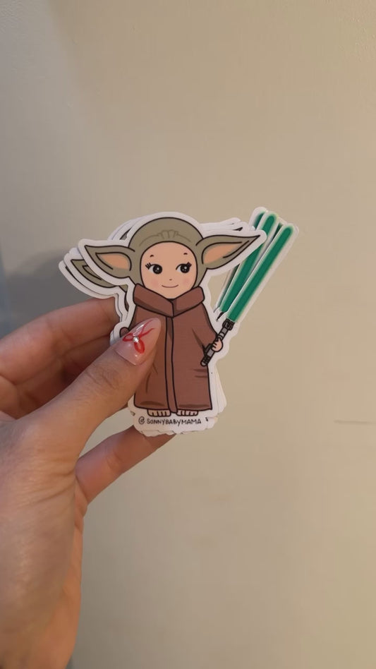 Cherub x galactic sticker